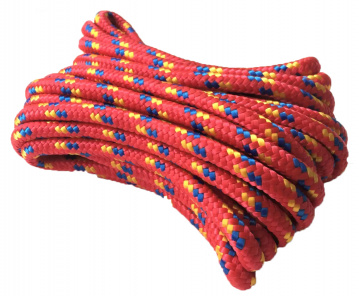 Фал-d8 поліпропіленовий плетений кольоровий   25м