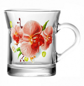 Чашка Miami-50821  Орхідея  300мл, 12шт уп.