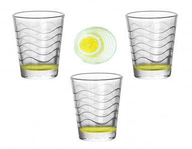 Набір стакан. низький Лимон  08с1414(21в1111)  250мл - 6шт уп.