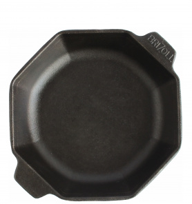 Сковорода чугуна порційна вісьмикутна Н8-1625 ТМ ''BRIZOLL'' 8х160х25 мм  2 руч.- без кришки
