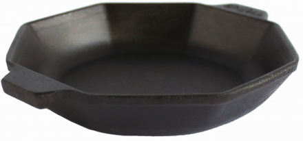 Сковорода чугуна порційна восьмикуна Н8-1625 ТМ ''BRIZOLL'' 8х160х25 мм  2 руч.- без кришки 2