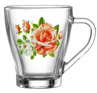 Чашка Hollywood-50822  Троянда  270мл, 12шт уп.