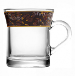 Чашка Miami-50821  Кава коричнева  300мл, 12шт уп.