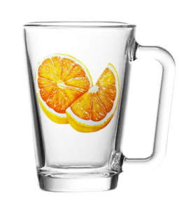 Чашка LOS-50820  Апельсин  270мл, 12шт уп.