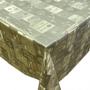 Плівка ПВХ тканна основа золото/срібло 1,4*20м (8402-F)