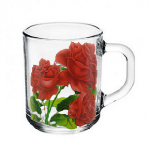 Набір чашок ГрінТі-07с1335 Троянда  200мл, 2шт уп