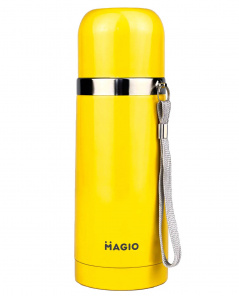 Термос MAGIO MG-1048Y-0,35л жовтий нерж.