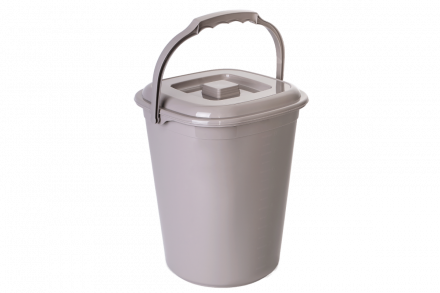 Відро Smart з кришкою 9л (какао), 