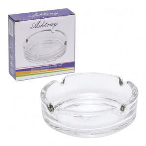 Попільниця YG8019 скляна кругла-  1шт.уп