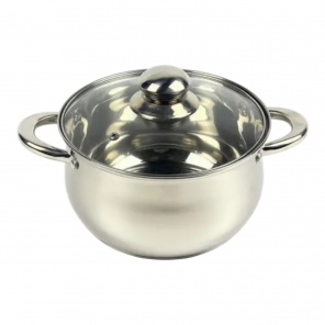 Кастрюля КН-2245, 3,4л нерж.(5 слойне)