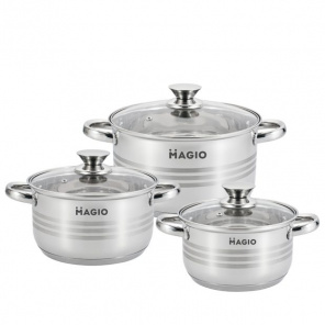 Набір посуду MG-1200, 6пр..2.6л.3.6л.6.1л