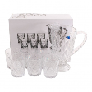 Набір BMJ-6011LXT 1кувшин 6стакан. скло