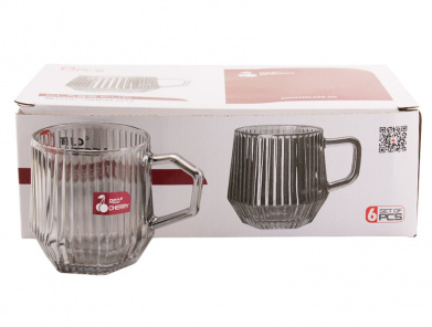 Набір келихів ZB1004SW-YH Димка  250мл- 6шт уп