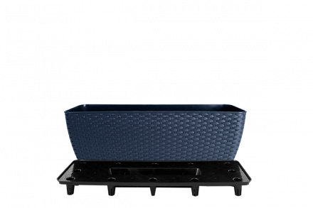 Горщик балконний Парканчик 50см (граніт),